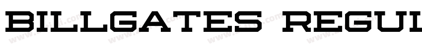 Billgates Regular字体转换 Billgates Regular字体转换